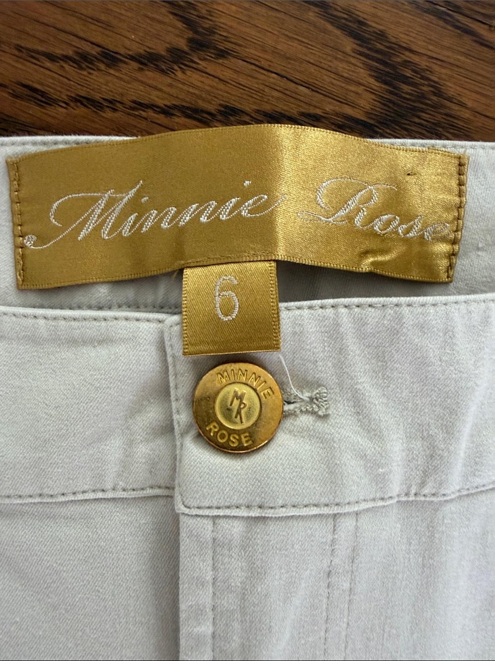 Minnie Rose Cream Classy Jeans